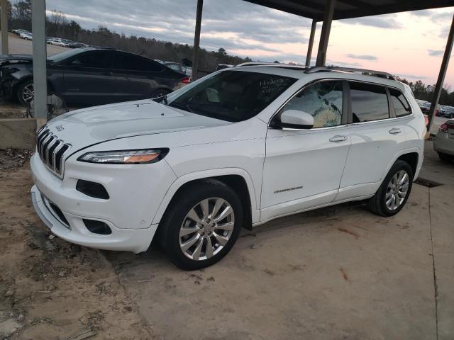 1C4PJLJS2HW604624 - 2017 JEEP CHEROKEE OVERLAND WHITE photo 1