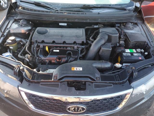 KNAFU4A29D5741467 - 2013 KIA FORTE EX CHARCOAL photo 11