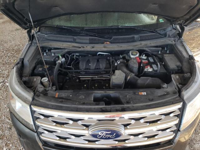 1FM5K8F86JGA70540 - 2018 FORD EXPLORER LIMITED GRAY photo 12