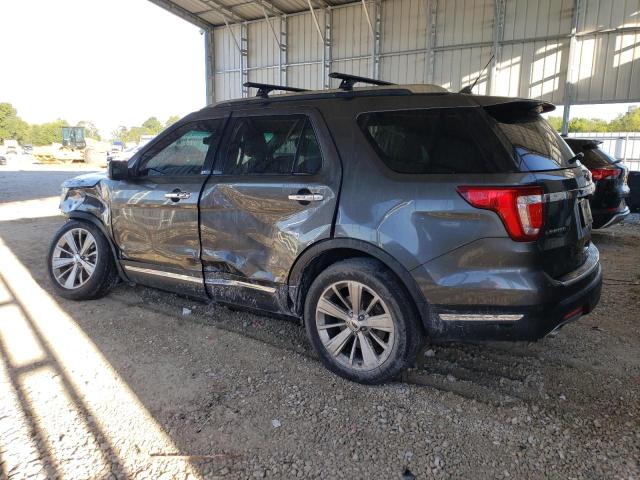 1FM5K8F86JGA70540 - 2018 FORD EXPLORER LIMITED GRAY photo 2