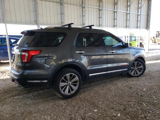 1FM5K8F86JGA70540 - 2018 FORD EXPLORER LIMITED GRAY photo 3