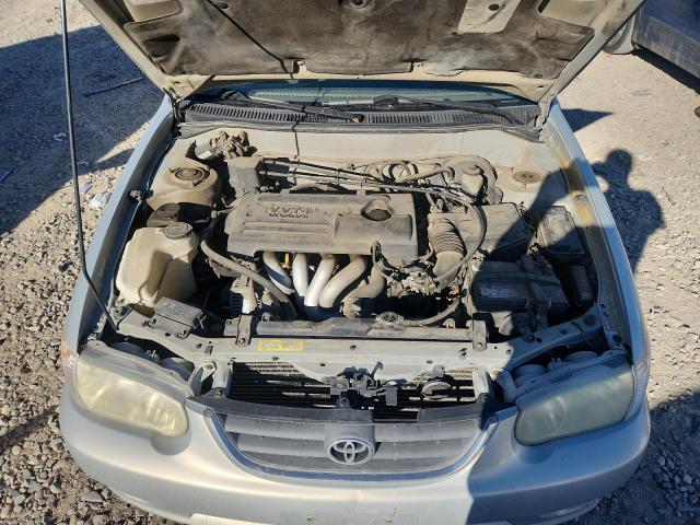 1NXBR12E81Z485376 - 2001 TOYOTA COROLLA CE Srebrny zdjęcie 11