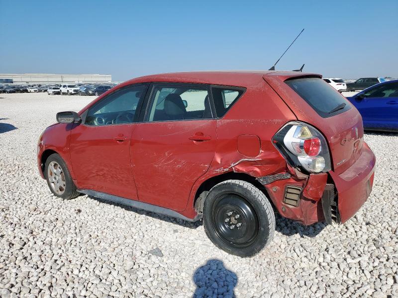 5Y2SP67049Z423363 - 2009 PONTIAC VIBE წითელი ფოტო 2