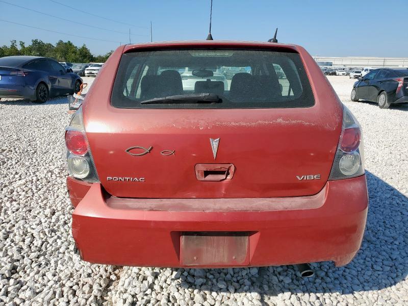 5Y2SP67049Z423363 - 2009 PONTIAC VIBE წითელი ფოტო 6