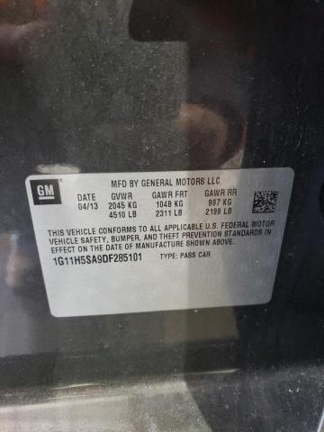 1G11H5SA9DF285101 - 2013 CHEVROLET MALIBU LTZ 石墨色 照片 12