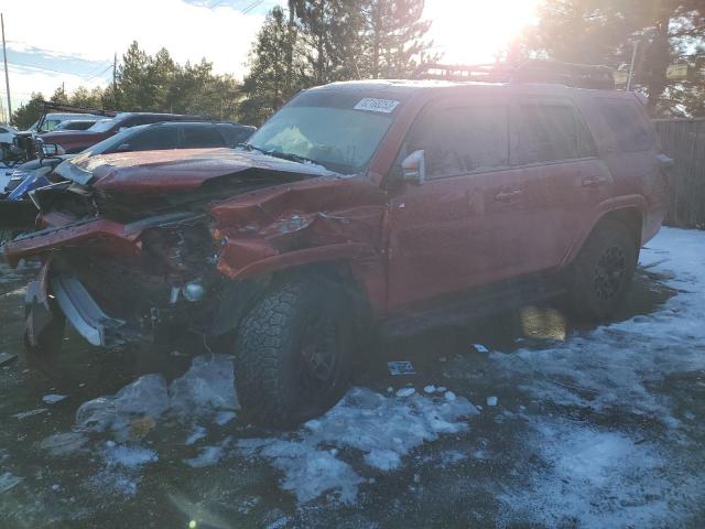 JTEBU5JR2E5172107 - 2014 TOYOTA 4RUNNER SR5 RED photo 1