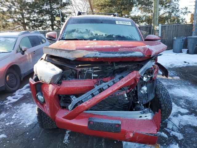 JTEBU5JR2E5172107 - 2014 TOYOTA 4RUNNER SR5 RED photo 5