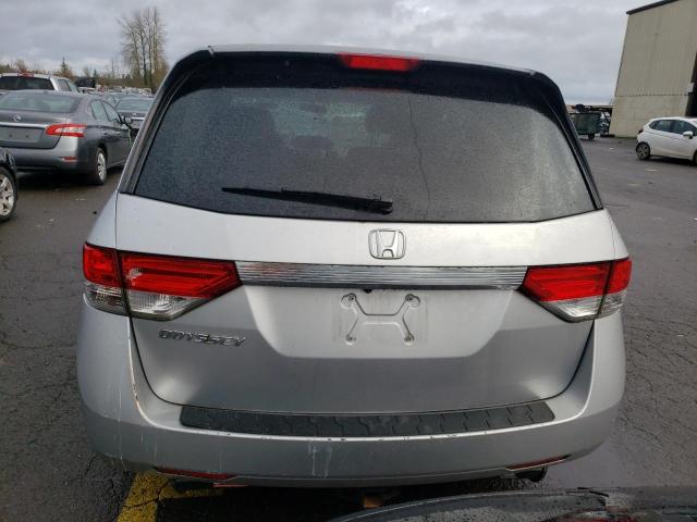 5FNRL5H46EB133017 - 2014 HONDA ODYSSEY EX SILVER photo 6