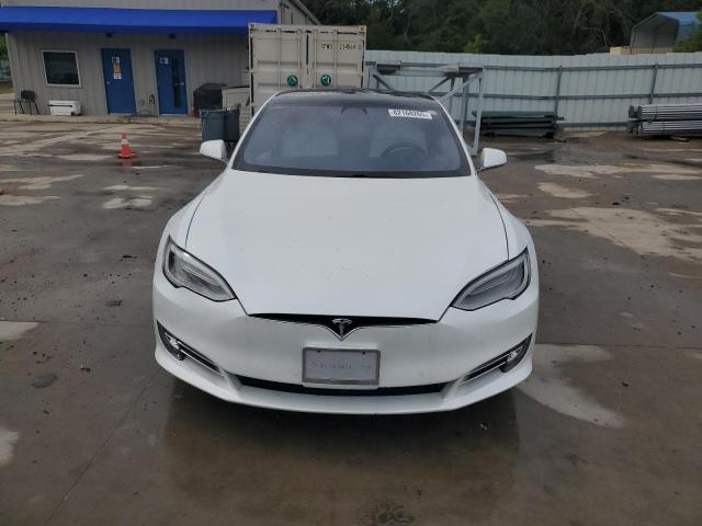 5YJSA1E27LF370826 - 2020 TESLA MODEL S أبيض صورة 5