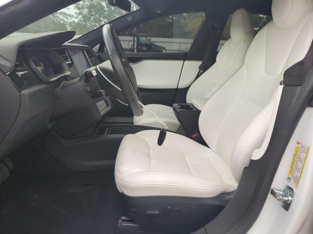 5YJSA1E27LF370826 - 2020 TESLA MODEL S أبيض صورة 7
