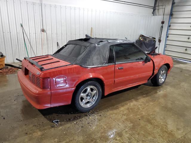 1FABP45E5KF115215 - 1989 FORD MUSTANG GT RED photo 3