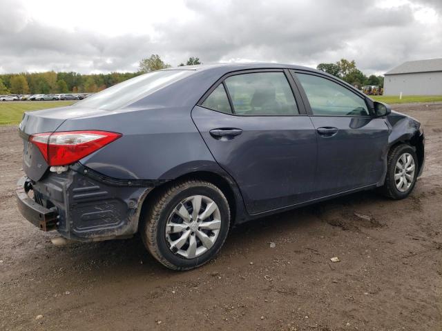 5YFBURHE8GP500621 - 2016 TOYOTA COROLLA L BLUE photo 3