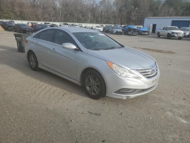 5NPEB4AC9EH889150 - 2014 HYUNDAI SONATA GLS SILVER photo 4