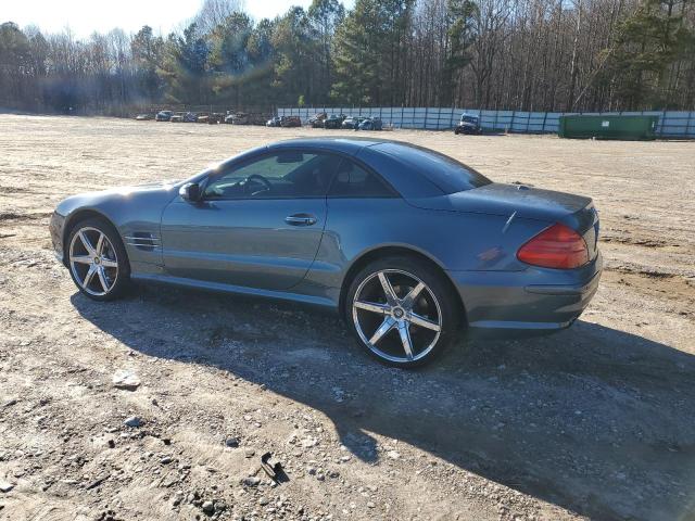 WDBSK75F36F116242 - 2006 MERCEDES-BENZ SL 500 BLUE photo 2