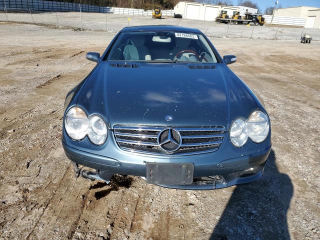 WDBSK75F36F116242 - 2006 MERCEDES-BENZ SL 500 BLUE photo 5