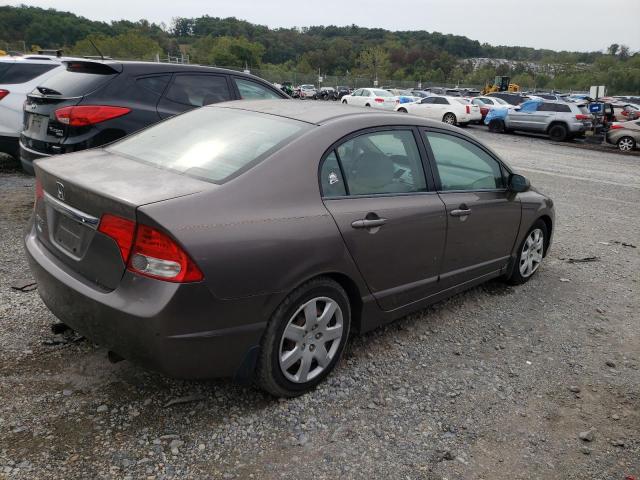 2HGFA1F58BH513075 - 2011 HONDA CIVIC LX GRAY photo 3