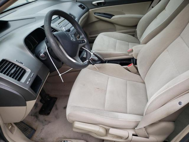 2HGFA1F58BH513075 - 2011 HONDA CIVIC LX GRAY photo 7