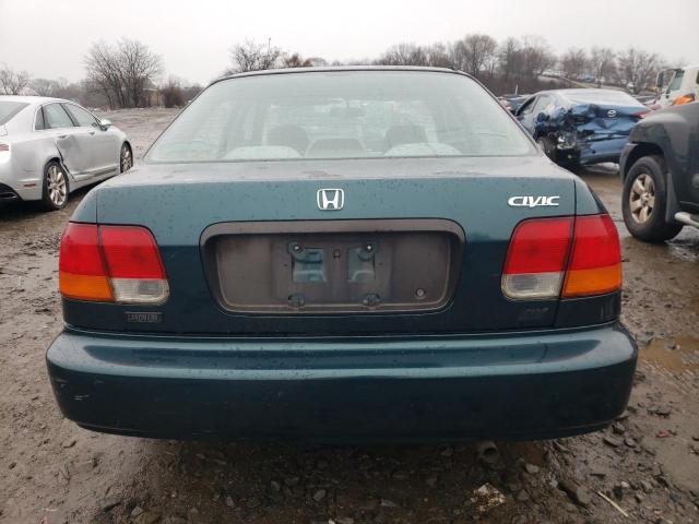 2HGEJ6621WH616407 - 1998 HONDA CIVIC DX GREEN photo 6