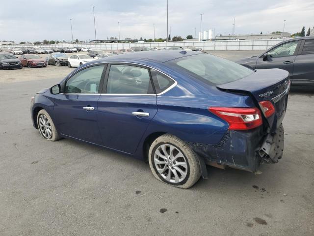 3N1AB7AP8JL620038 - 2018 NISSAN SENTRA S BLUE photo 2