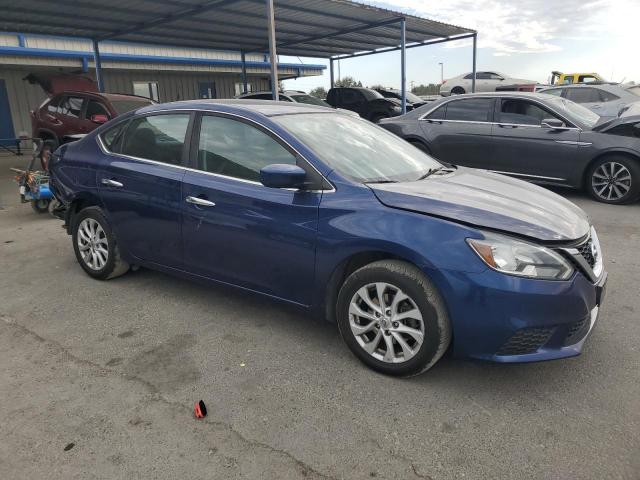 3N1AB7AP8JL620038 - 2018 NISSAN SENTRA S BLUE photo 4