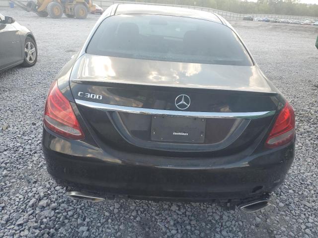 WDDWF4JB1GR149870 - 2016 MERCEDES-BENZ C 300 BLACK photo 6
