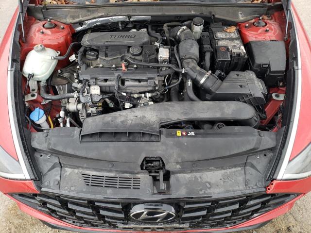 5NPEJ4J25MH065199 - 2021 HYUNDAI SONATA SEL PLUS RED photo 11