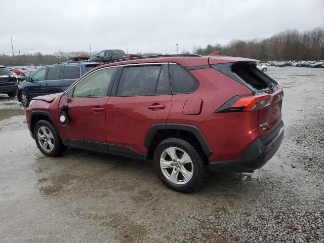 JTMP1RFV2KD026680 - 2019 TOYOTA RAV4 XLE RED photo 2