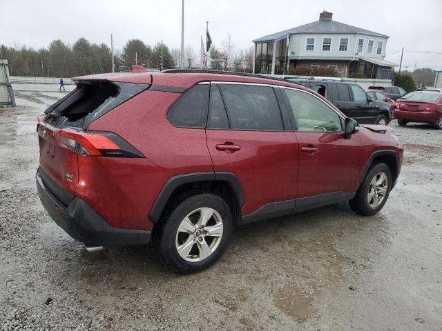 JTMP1RFV2KD026680 - 2019 TOYOTA RAV4 XLE RED photo 3