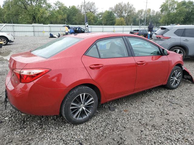 2T1BURHE7KC185481 - 2019 TOYOTA COROLLA L წითელი ფოტო 3