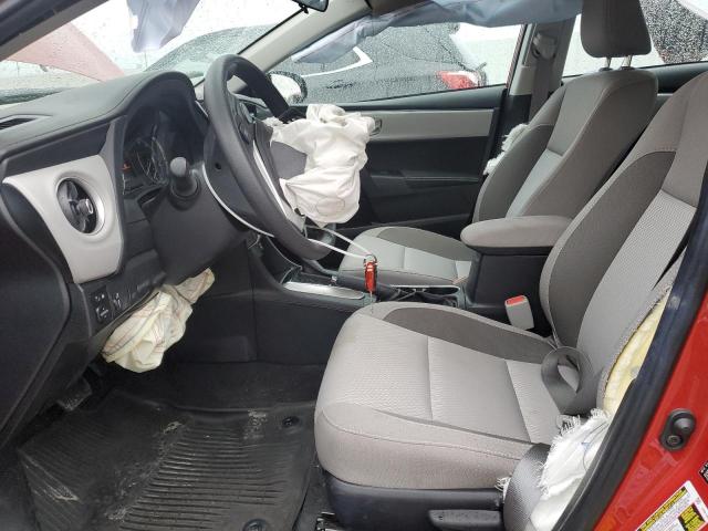 2T1BURHE7KC185481 - 2019 TOYOTA COROLLA L წითელი ფოტო 7