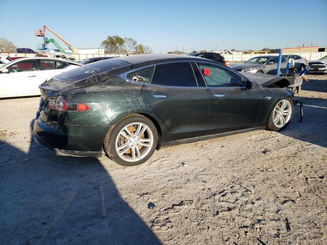 5YJSA1H15EFP32903 - 2014 TESLA MODEL S მწვანე ფოტო 3