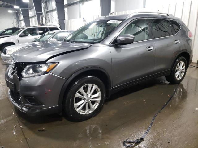 KNMAT2MV1FP507874 - 2015 NISSAN ROGUE S GRAY photo 1