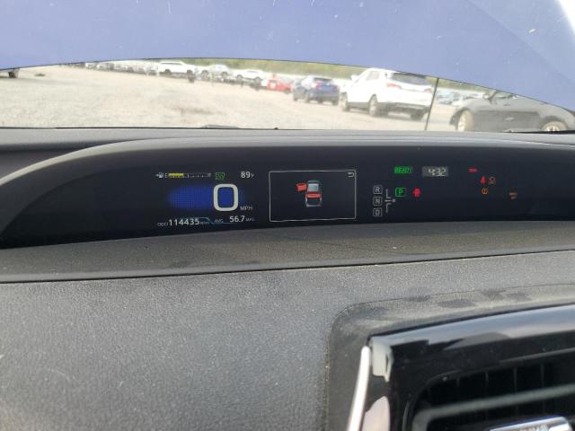 JTDKARFU1H3528287 - 2017 TOYOTA PRIUS ლურჯი ფოტო 9
