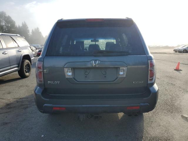 5FNYF18528B035269 - 2008 HONDA PILOT EXL GRAY photo 6