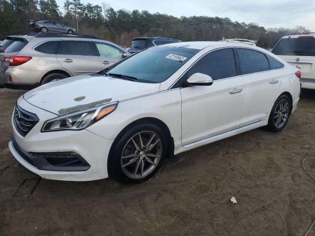 5NPE34AB2FH049958 - 2015 HYUNDAI SONATA SPORT WHITE photo 1