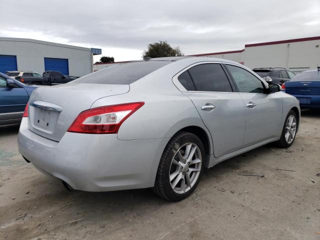 1N4AA51E99C821365 - 2009 NISSAN MAXIMA S SILVER photo 3