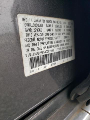 JH4KB2F65AC001993 - 2010 ACURA RL 黑色 照片 12