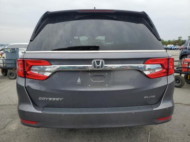 5FNRL6H99JB098498 - 2018 HONDA ODYSSEY ELITE GRAY photo 6