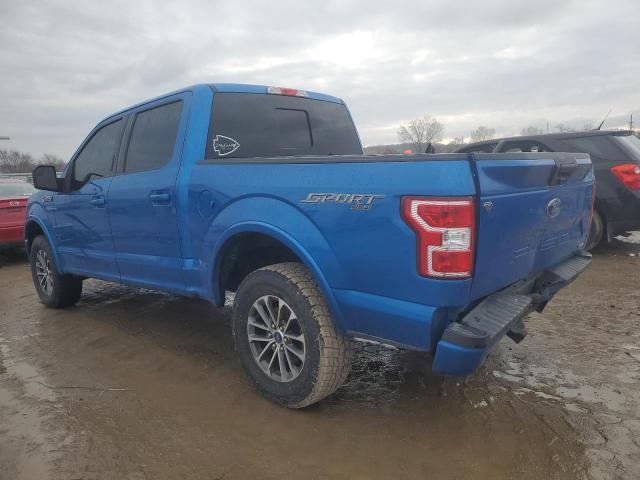 1FTEW1EPXLFA47702 - 2020 FORD F150 SUPERCREW BLUE photo 2