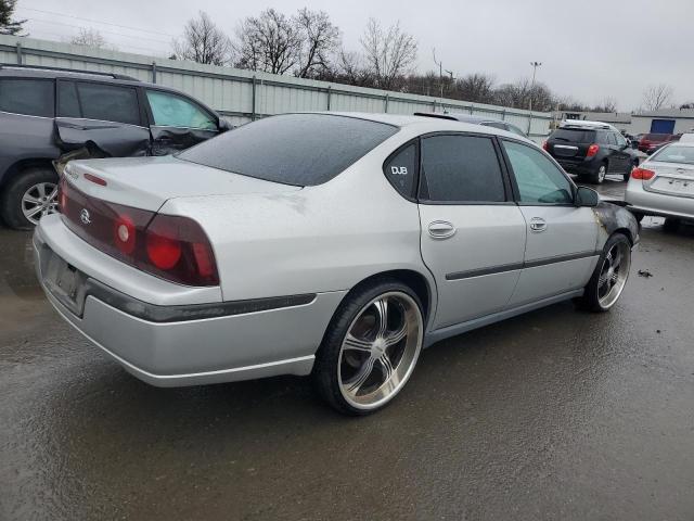 2G1WF55K629275633 - 2002 CHEVROLET IMPALA SILVER photo 3