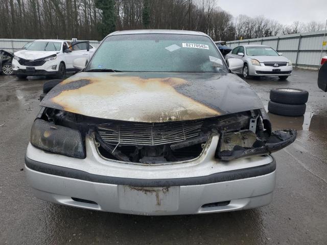 2G1WF55K629275633 - 2002 CHEVROLET IMPALA SILVER photo 5