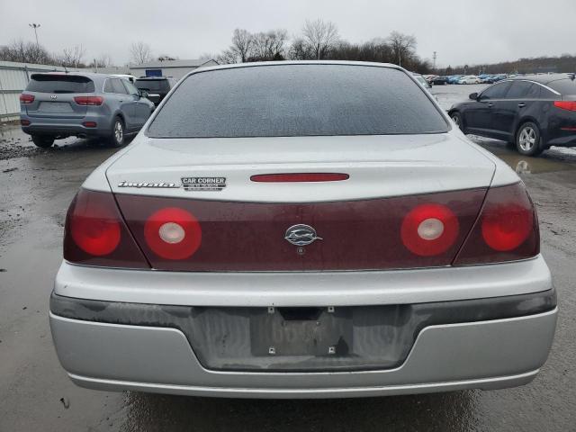 2G1WF55K629275633 - 2002 CHEVROLET IMPALA SILVER photo 6