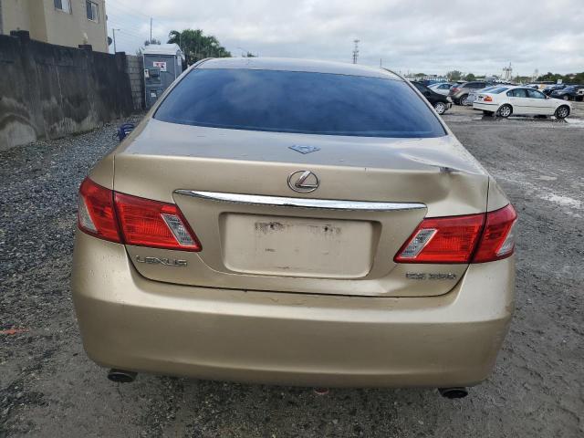 JTHBJ46G682163963 - 2008 LEXUS ES 350 GOLD photo 6