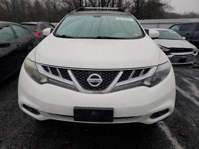 JN8AZ1MW9CW228681 - 2012 NISSAN MURANO S WHITE photo 5