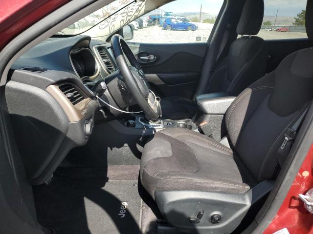 1C4PJMCSXHW618354 - 2017 JEEP CHEROKEE LATITUDE ბურგუნდია ფოტო 7