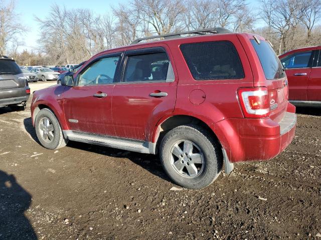 1FMCU93128KE44597 - 2008 FORD ESCAPE 4D XLT RED photo 2