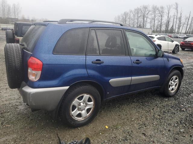 JTEGH20V130099698 - 2003 TOYOTA RAV4 BLUE photo 3