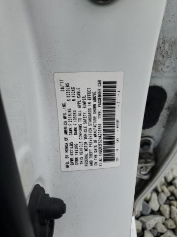1HGCR2F52HA279864 - 2017 HONDA ACCORD SPORT WHITE photo 12