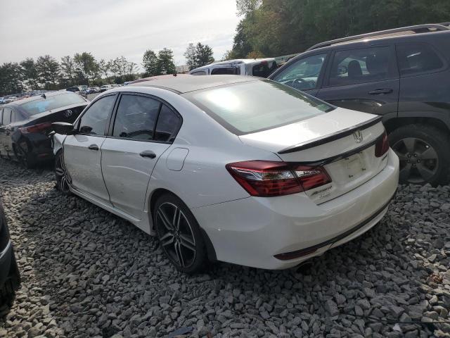 1HGCR2F52HA279864 - 2017 HONDA ACCORD SPORT WHITE photo 2