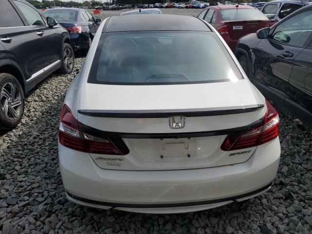 1HGCR2F52HA279864 - 2017 HONDA ACCORD SPORT WHITE photo 6